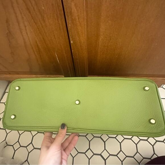 Christian Dior Pebbled Leather Medium Cannage Diorissimo Bag - Picture 9 of 11